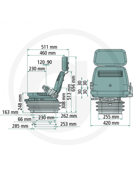 GRAMMER Compacto Basic XS MSG283/8